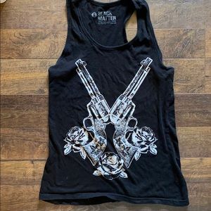 Revolver and Roses racer back tank